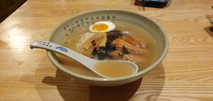 The main course of Miso Chicken Ramen, a bowl full of flavour
