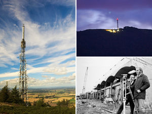 Supporting image for story: The Wrekin's iconic 200ft transmitter tower marks 50 years of broadcasting across the West Midlands