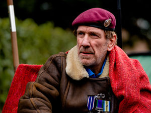 Supporting image for story: Veteran on hunger strike in Shropshire street is issued 'unreserved apology'