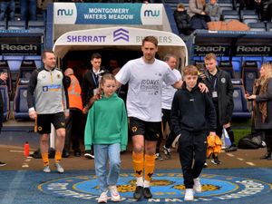 Supporting image for story: Dave Edwards gets deserved curtain call in charity match between Wolves and Shrewsbury Town