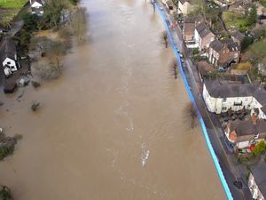 Supporting image for story: Shropshire flooding gallery: Latest pictures as water levels top last week's peak