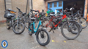 Seized e-bikes