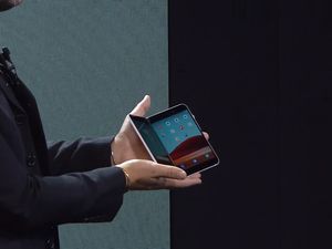 Supporting image for story: Microsoft makes surprise return to smartphones with foldable Surface Duo