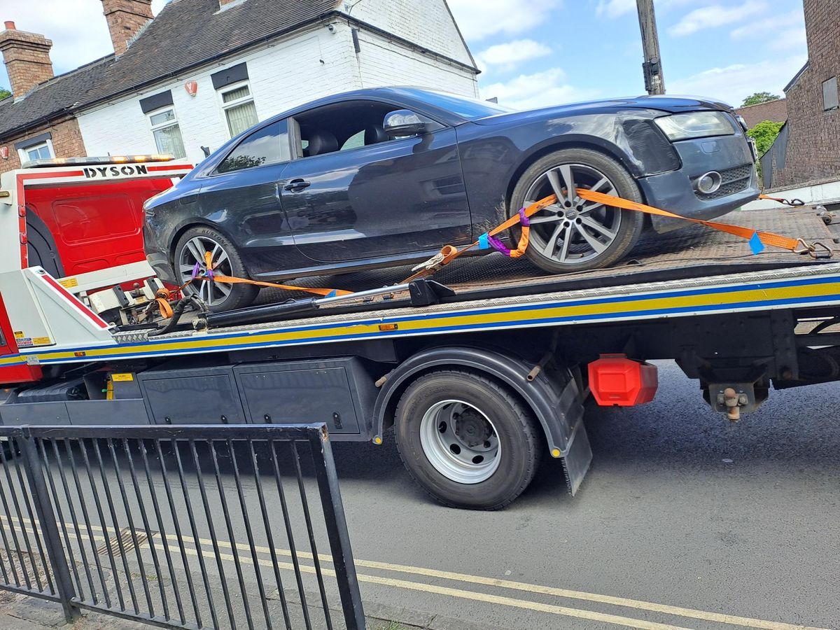 No insurance, no car - cops seize Audi