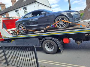 The seized car. Picture: Telford & Wrekin Police