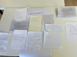 Poetry contributions at (Un)spoken Word poetry event. 