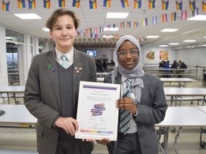 Supporting image for story: Rainbow Flag Award recognition for Wolverhampton school