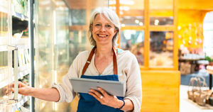 Stock image of lady working in supermarket setting. Lady pictured in image is not the person mentioned in article.