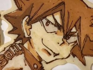 Supporting image for story: Chef creates detailed artwork using only pancake mixture