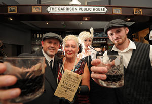 Paul Dewsall, Jane Hartland, Abbey Hartland and Lewis Hartland, at The Watering Trough, Walsall..