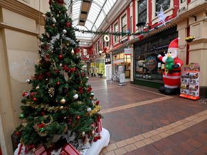 Supporting image for story: Walsall's Victorian Arcade turns on the style with colourful festive decorations