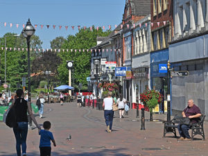 Stafford town centre