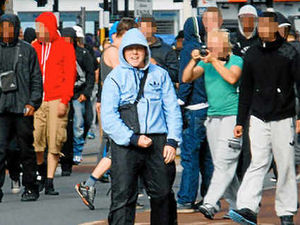 Supporting image for story: Wolverhampton rioter gave himself up after E&S photo