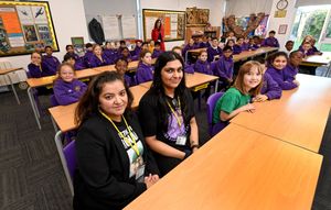 Supporting image for story: I relive my son's murder every time I read about a knife death, says mother on emotional visit to Ronan's old Wolverhampton school