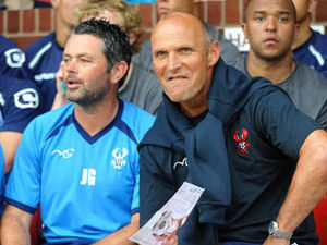 Supporting image for story: Boss believes Harriers are on track