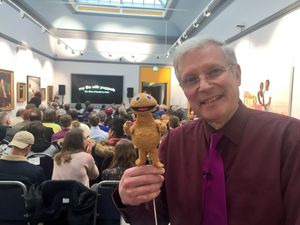 Supporting image for story: Zippy puppeteer Ronnie Le Drew visits Wolverhampton for launch of art gallery's new TV puppet exhibition