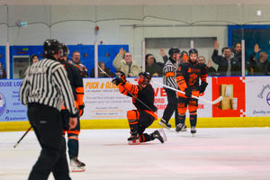 David Thomson, scorer of the Tigers' third and fourth (Picture: Edward Bowen/ebphotography)