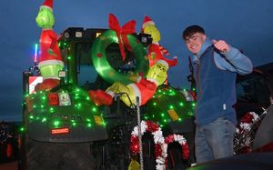 Ollie Edwards at the tractor run