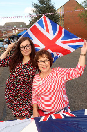 Let Us Play event Shaw Park Wolves, Claire Mcken (Assistant Charity Manager) Kim Hatton (Charity Manager)