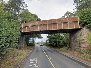 Supporting image for story: Police 'working hard' to find vandals who spray-painted swastika and racist comments on viaduct