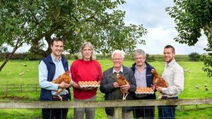 John Griffiths (centre) has died