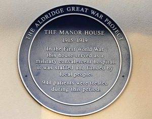 Aldridge Manor House was once a First World War hospital. PIC: Farrell & Clark Architects.