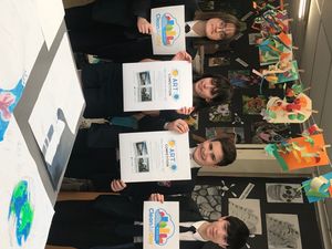 Supporting image for story: Pupils get arty with a clear message
