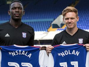 Supporting image for story: Toto Nsiala thanks Shrewsbury Town fans as he and Jon Nolan seal Ipswich moves