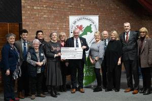 Caernarfon have raised an impressive fundraising total of £252,774 for the Royal Welsh Agricultural Society