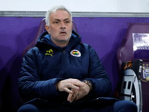 Fenerbahce’s head coach Jose Mourinho during the Europa League play-off against Anderlecht