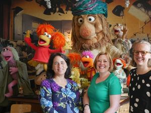 Supporting image for story: Shropshire lecturer meets Muppets as part of research