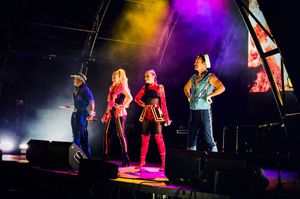 The Venga Boys on stage on Friday - Picture Photograph Jodie Cunningham