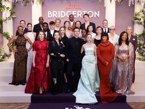 Supporting image for story: Bridgerton stars attend season four premiere in Paris