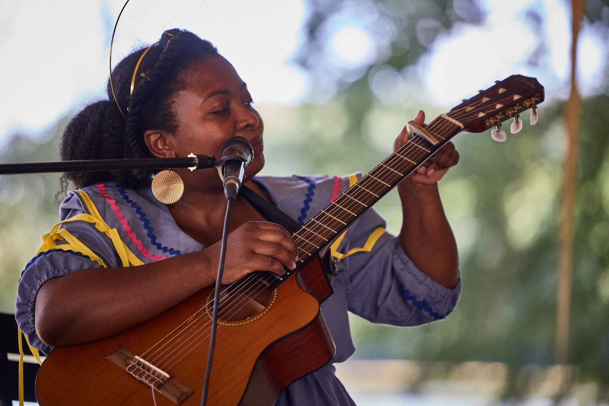 A Haitian vocalist and musician who focuses on dialogue and community will be playing at Presteigne in April