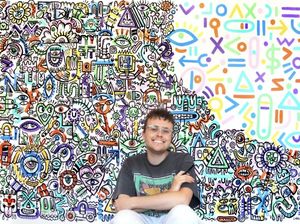 Supporting image for story: Shrewsbury doodle artist Luke Crump opening solo exhibition 