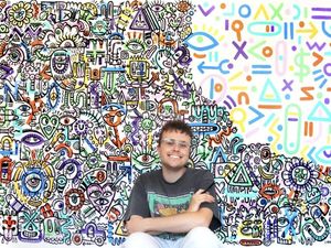 Supporting image for story: Shrewsbury doodle artist Luke Crump opening solo exhibition 