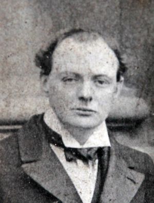 A young Winston Churchill campaigned in Shropshire for the successful Liberal candidate.