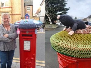 Supporting image for story: Retired police officer vows to keep town’s spirits high with post box toppers