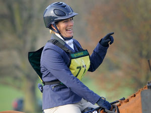 Supporting image for story: Zara rides in to wow crowds at Weston Park horse trials - with pictures