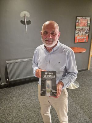 Nenad Popovic with his book