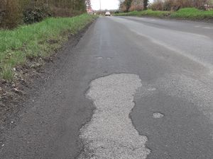 Supporting image for story: 'Waste of money' after pothole appears in road one week after it was resurfaced
