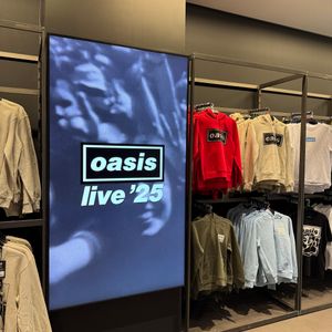 Oasis Live '25 has opened its doors, offering a range of brand merchandise. Credit: Bullring Birmingham.