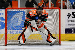 Telford Tigers man of the match Brad Day (Picture: Edward Bowen/ebphotography)