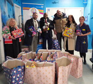 Pictured- Wolverhampton nurse, Darren (Rudells), Leroy (Rudells), Arran Bailey (ALB), Bella Taylor (ALB), Wolverhampton nurse
 