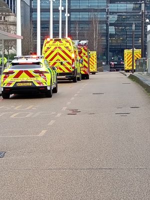 All emergency services were in response to the incident, with West Midlands Poliec confirming that a cordon had been placed around the building