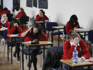 Supporting image for story: GCSE results 2016: Record drop in grades as girls continue to dominate boys