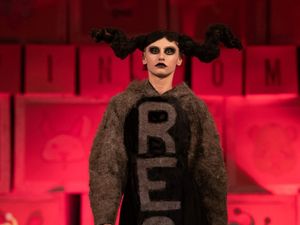 Supporting image for story: Sustainable dress using materials from King’s garden to go on show