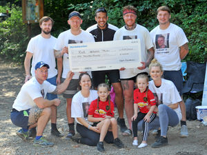 Supporting image for story: 24-hour trek raises £4,000 in memory of popular Newport father