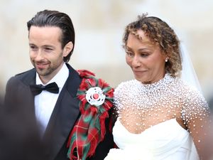 Supporting image for story: In Pictures: Two become one as Mel B marries in St Paul’s Cathedral