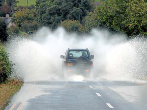 Supporting image for story: Shropshire floods hit motorists as rain batters county